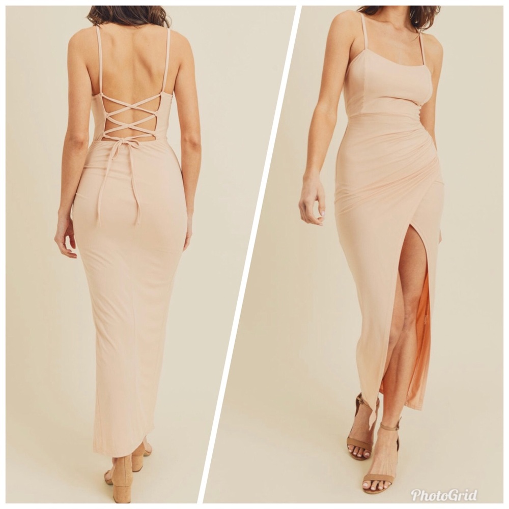 Neutral Maxi Dress